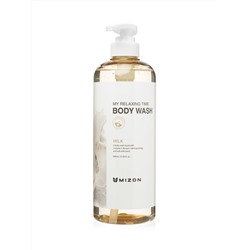 Гель для душа с экстрактом молочного протеина MY RELAXING TIME BODY WASH (MILK) MIZON, 800 мл