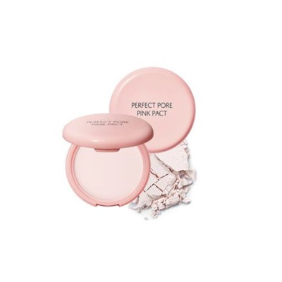 Пудра розовая с каламином для проблемной кожи Perfect Pore Pink Pact Saemmul, SAEM, 11 г