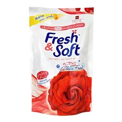 Гель для стирки с ароматом розы Essence Fresh & Soft Liquid Detergent Red Rose, CJ LION  450 мл (запаска)