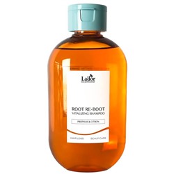 Шампунь для волос для нормальной кожи головы ROOT RE-BOOT VITALIZING SHAMPOO (PROPOLIS & CITRON), LA'DOR, 50 мл