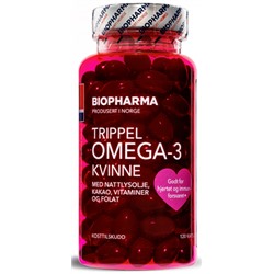 Biopharma Omega-3 triple K-2 120 капс