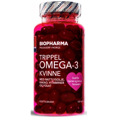 Biopharma Omega-3 triple K-2 120 капс