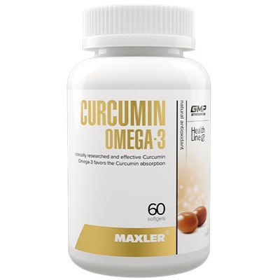 Maxler Curcumin Omega 3 (turmeric root extract MERIVA®)