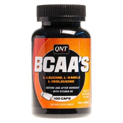 QNT BCAA'S + Vit B6 100 таб