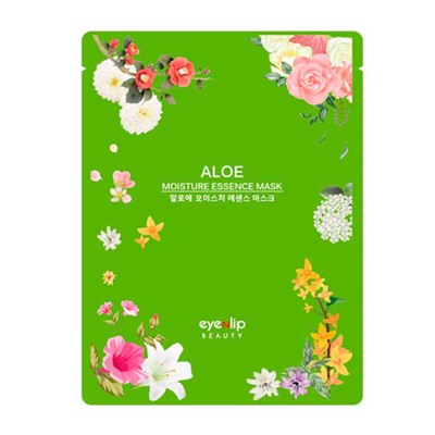 Тканевая маска для лица с экстрактом алоэ вера Aloe Oil Moisture Essence Mask, EYENLIP   25 мл