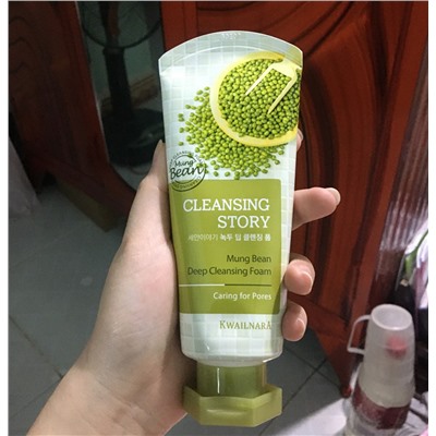 Пенка для умывания Story Foam Cleansing Mung Вeans, WELCOS 120 г