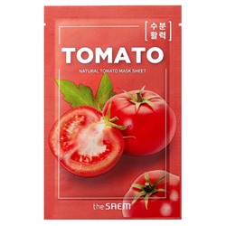 Маска тканевая с экстрактом томата Natural Tomato Mask Sheet, THE SAEM   21 мл