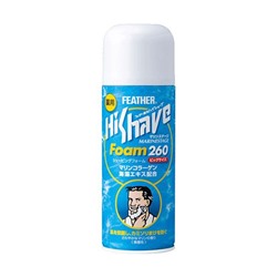 Пена для бритья с морским коллагеном и экстрактом водорослей HiShave Marinestage Foam, FEATHER  260 г