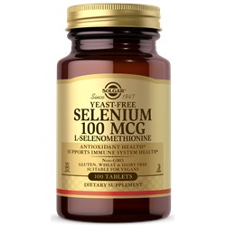 Solgar Selenium 100 Mcg Yeast Free