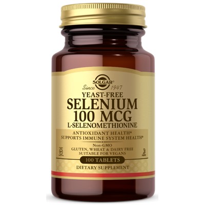 Solgar Selenium 100 Mcg Yeast Free