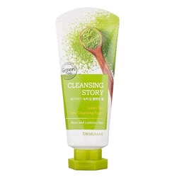 Пенка для умывания с экстрактом зеленого чая Story Foam Cleansing Green Tea, WELCOS   120 г