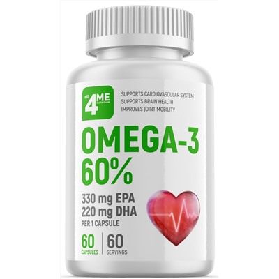 4Me Nutrition Omega-3 60%