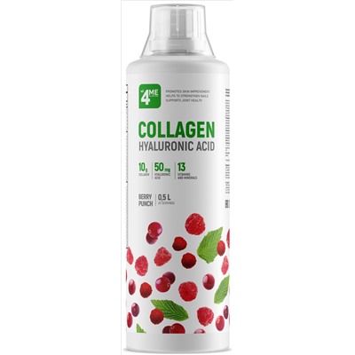 4Me Nutrition Collagen + Hyaluronic acid 500 Мл