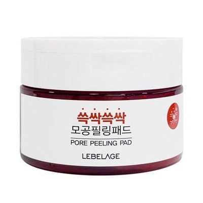 Диски для очищения и пилинга пор Pore Peeling Pad, Lebelage 60 шт