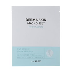 Маска на тканевой основе Derma Skin Mask Sheet - Hydro Calming, THE SAEM, 28 мл