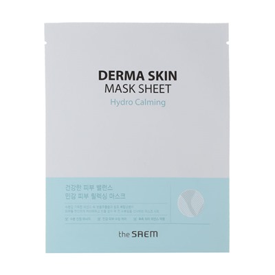 Маска на тканевой основе Derma Skin Mask Sheet - Hydro Calming, THE SAEM, 28 мл