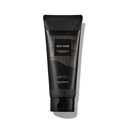 Кондиционер для волос Silk Hair Darkening Black Treatment, THE SAEM, 200 мл