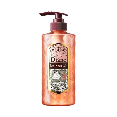 Безсиликоновый безсульфатный шампунь Восстановление Moist Botanical, Diane 480 мл