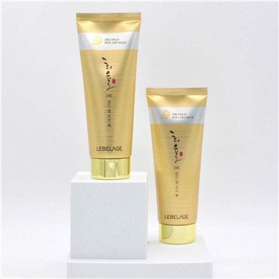 Маска-пленка для лица с экстрактом золота Heeyul 24K Gold Peel Off Pack, Lebelage 150 мл