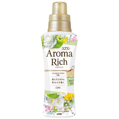 Кондиционер для белья длительного действия Aroma Rich Ellie с богатым ароматом натуральных масел (аромат унисекс), Lion 520 мл