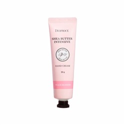 Крем для рук с маслом ши и персика SHEA BUTTER INTENSIVE HAND CREAM PEACH BLOSSOM, DEOPROCE, 30 г