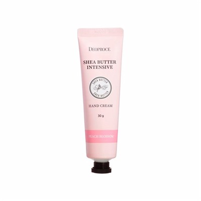 Крем для рук с маслом ши и персика SHEA BUTTER INTENSIVE HAND CREAM PEACH BLOSSOM, DEOPROCE, 30 г