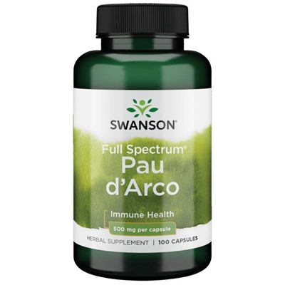 Swanson Full Spec Pau D'Arco 500 mg