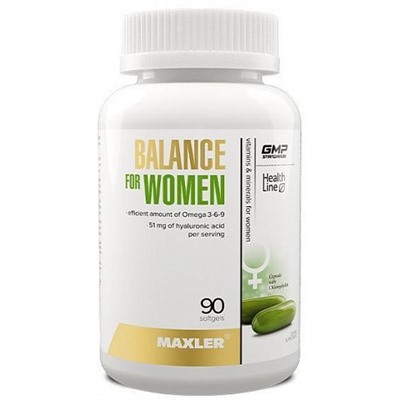 Maxler Balance for Women (vitamins and minerals with Omega-3) 90 softgels