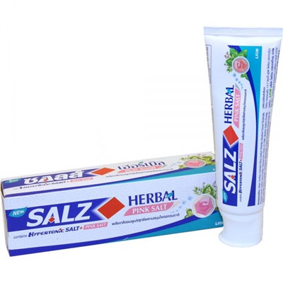 Зубная паста с розовой гималайской солью Salz Herbal, Lion 90 г