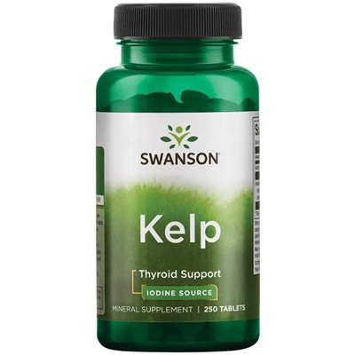 Swanson Kelp Iodine Source 225 mcg