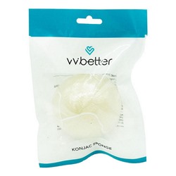 Конжаковый спонж для лица, Konjac Sponge, VVbetter