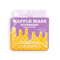 Противовоспалительная вафельная маска для лица Черничное наслаждение Waffle Mask Blueberry, Kocostar 40 г