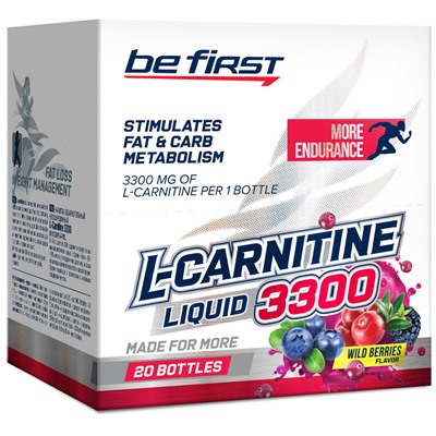 Be First L-carnitine 3300 (20 амп Х 25 мл)