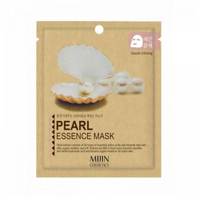 Маска для лица тканевая Жемчуг Pearl Essence Mask, MIJIN   25 г