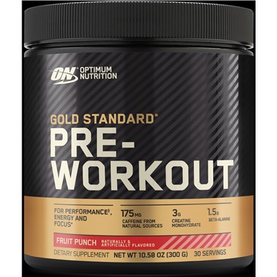 Optimum Nutrition Gold Standard PRE-Workout (30 serv) 300 г