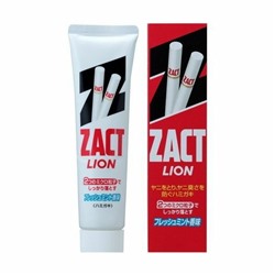 Зубная паста для устранения никотинового налета и запаха табака Zact, LION 150 г