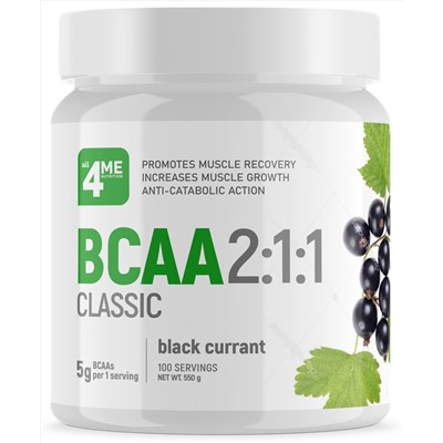 4Me Nutrition BCAA 2:1:1 550 г