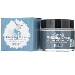 Отбеливающий крем с экстрактом козьего молока Goat Milk Whitening Cream, JIGOTT   70 мл