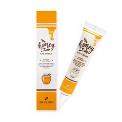 Питательный крем для век с экстрактом меда Honey Eye Cream, 3W CLINIC   40 мл