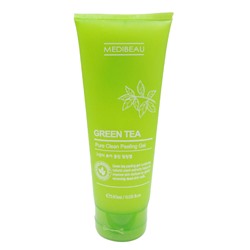 Пилинг гель-скатка для лица с экстрактом Зеленого чая, Green Tea Pure Clean Peeling Gel, Medibeau, 100 г