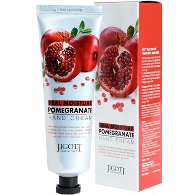 Увлажняющий крем для рук с экстрактом граната Real Moisture Pomegranate Hand Cream, JIGOTT   100 мл