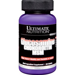 Ultimate Nutrition Glucosamine & Chondroitin & MSM 90 таб