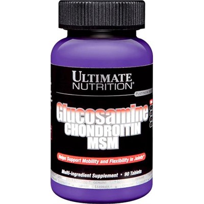 Ultimate Nutrition Glucosamine & Chondroitin & MSM 90 таб