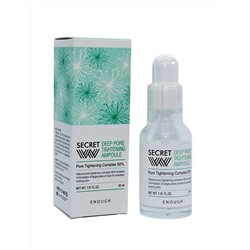 Эссенция для лица Secret With green care pore tightening ampoule, Enough, 30 мл