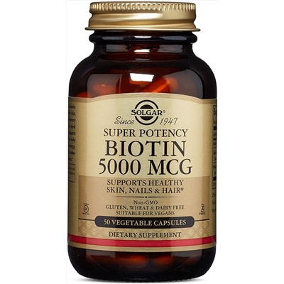 Solgar Biotin 5000 mcg (Super Potency)