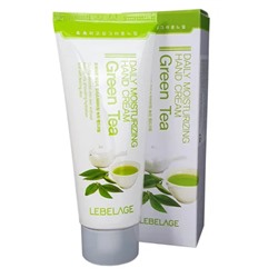 Крем для рук увлажняющий с экстрактом зеленого чая Daily Moisturizing Green Tea Hand Cream, LEBELAGE   100 мл