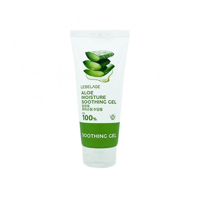 Гель для лица и тела с экстрактом алоэ Aloe Moisture Purity 100 Soothing Gel, Lebelage 100 мл