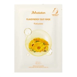 Тканевая маска для лица успокаивающая с экстрактом календулы, Plansynergy Silky Mask Calendula, Jmsolution, 30 мл