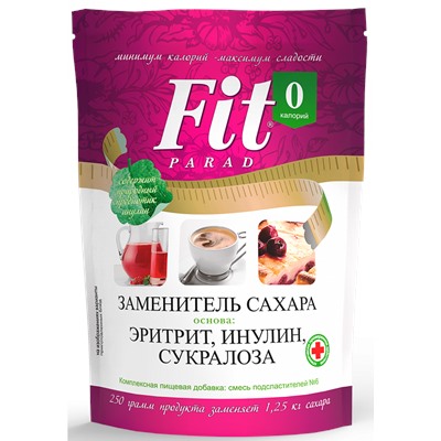 Fit Parad Смесь подсластителей "ФитПарад № 6" дойпак 250 г