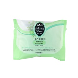 Мыло туалетное косметическое глицериновое Чайное дерево, SKIN SOAP, CLOVER, 35 г